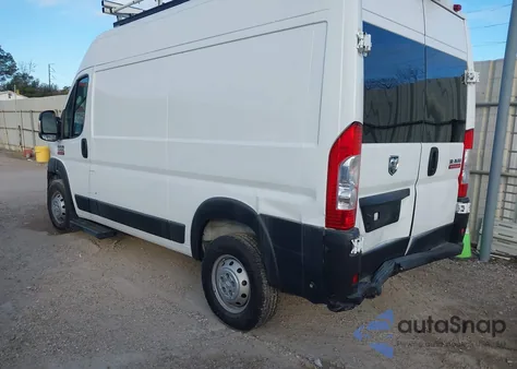 2020 Ram Promaster 1500 High Roof 136 Wb из США, поврежденный, VIN 3C6TRVBGXLE130252